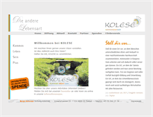 Tablet Screenshot of kolese.ch